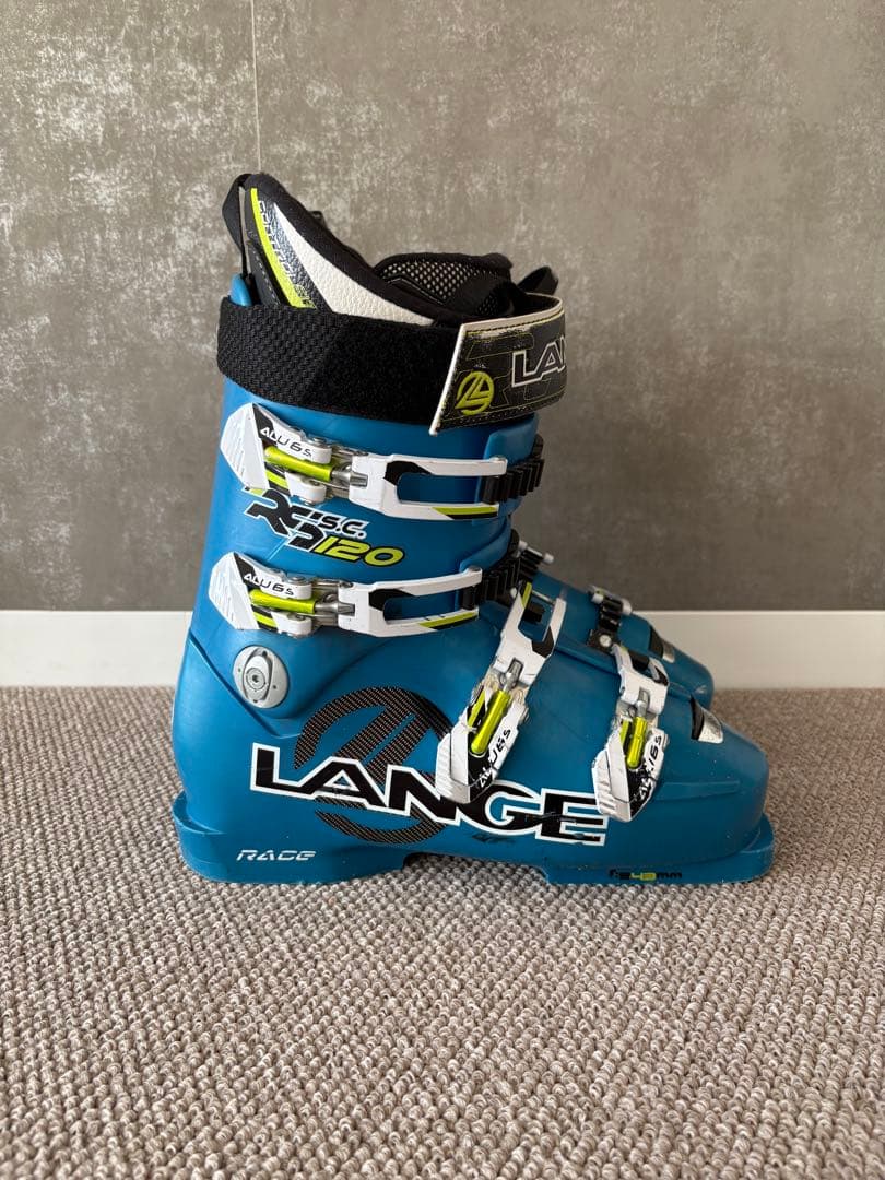 LANGE RS 120 SCスキー靴 青 男性用 27.0-27.5