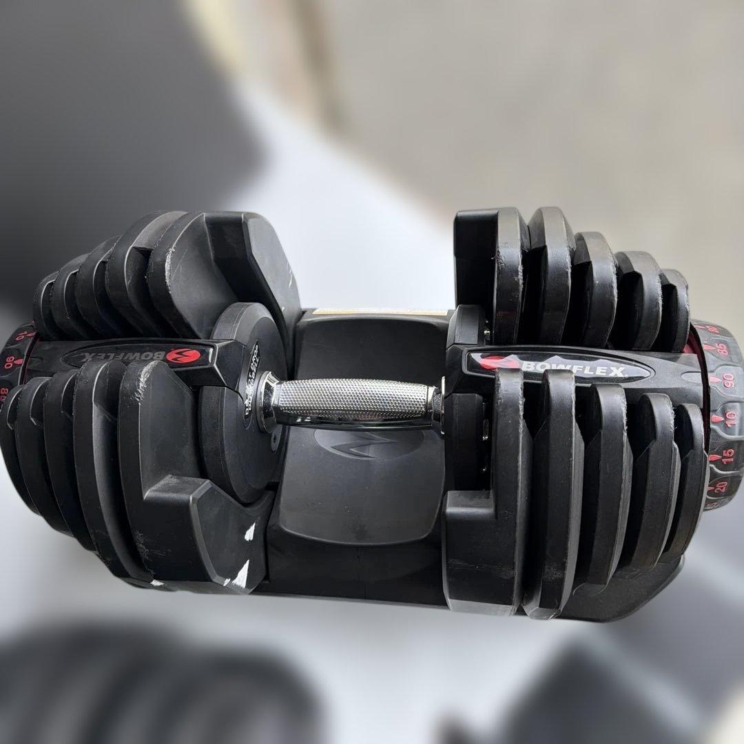 Bowflex 1090 可変式ダンベル 41kg×2台 台座付 引取限定