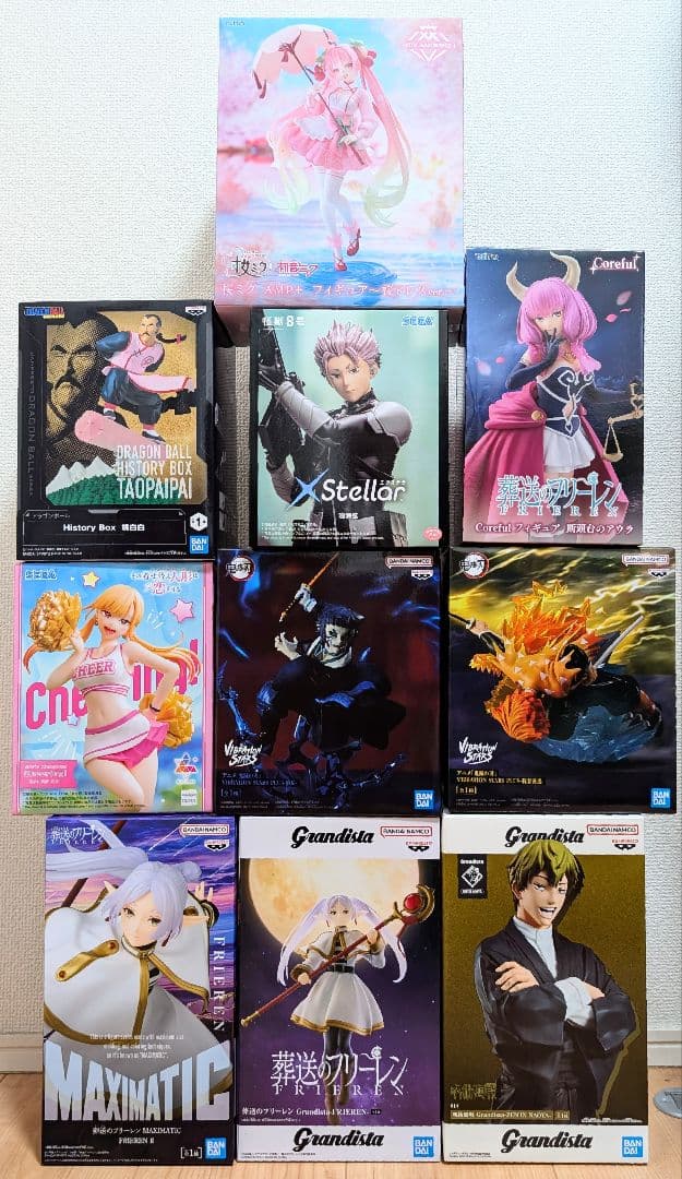 【善逸/獪岳/ドブカス/桜ミク/フリーレン他】プライズ10体セットまとめ売り
