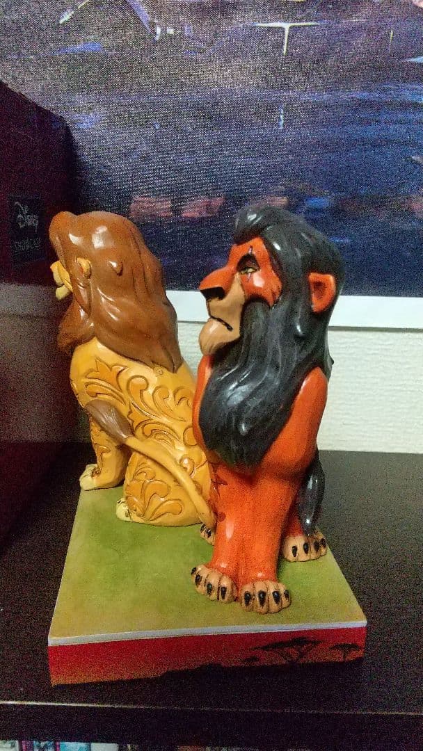 ディズニー　トラディション　ライオンキング　シンバ＆スカー　エネスコ