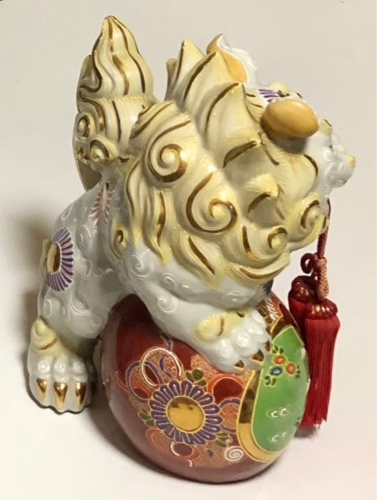 ⬛️超　超　超 稀少！！⬛️美品！⬛️九谷焼　宝獅子　白盛！！⬛️ 高さ30cm！！⬛️