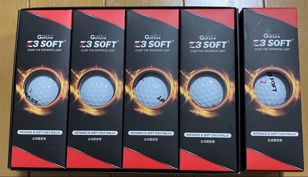 【新品】Z3 SOFTゴルフボール 5スリーブ　オマケ付き