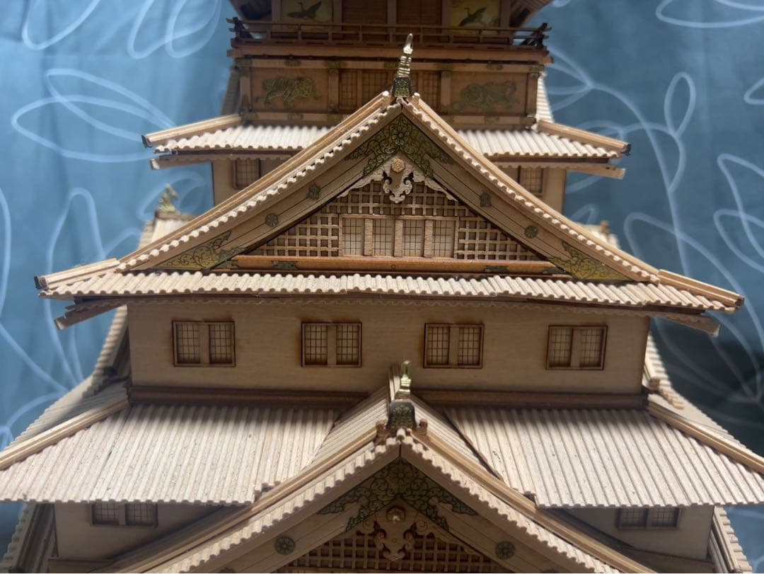 大阪城 ウッディジョー 木製 模型