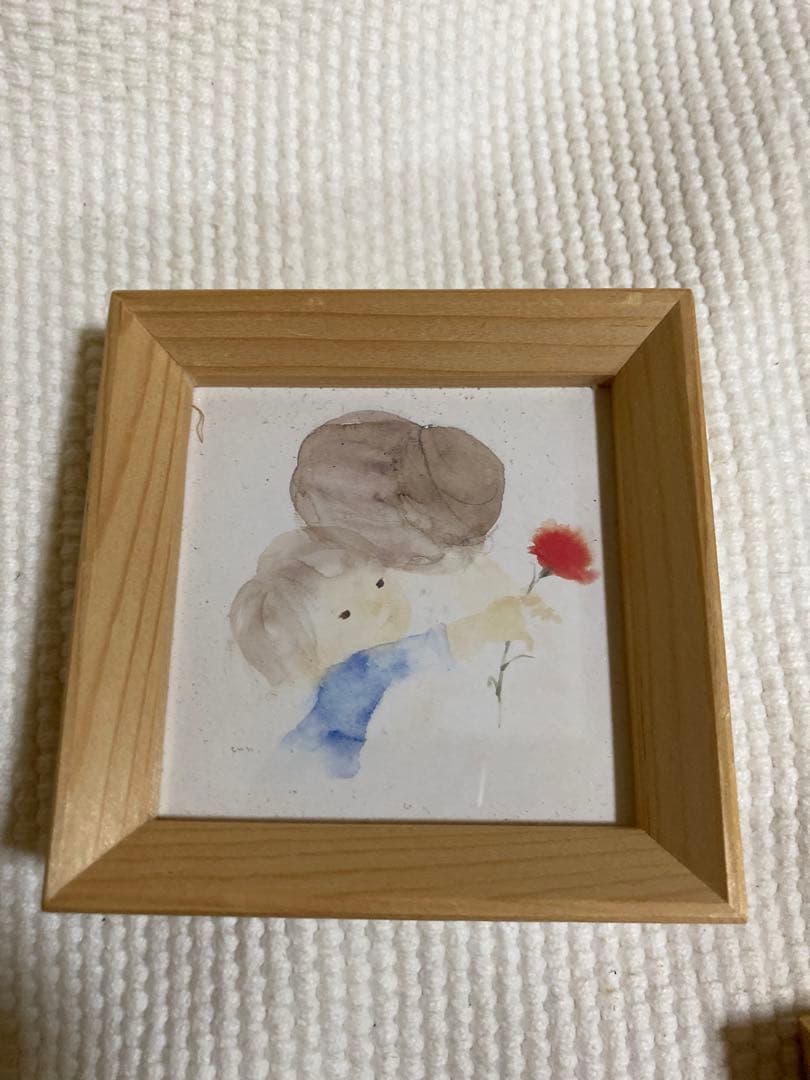 いわさきちひろ　額縁絵画3点セット