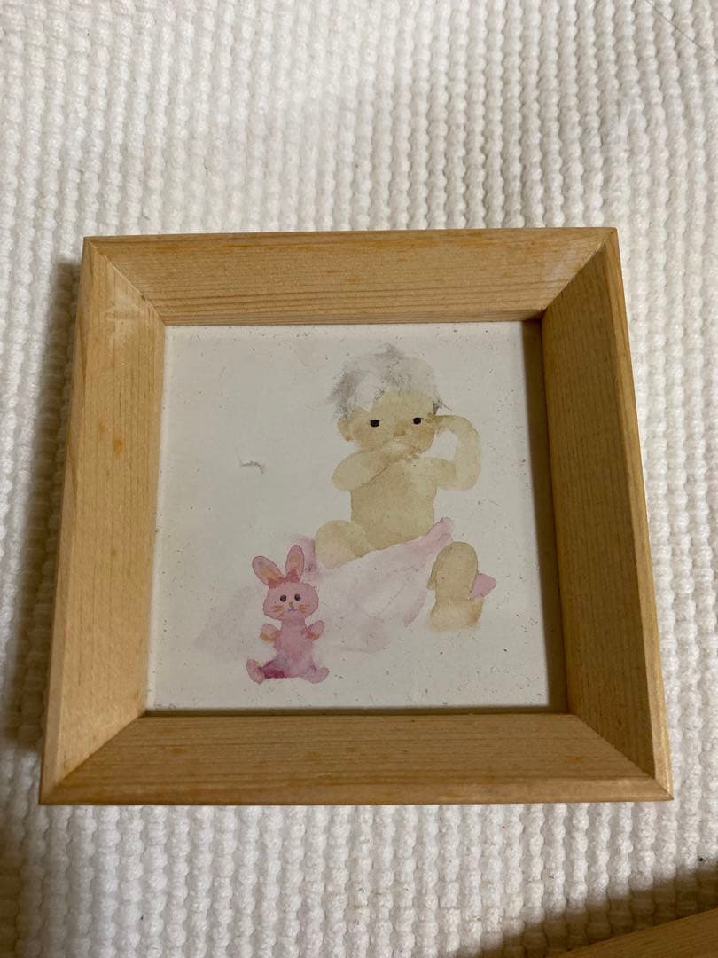 いわさきちひろ　額縁絵画3点セット