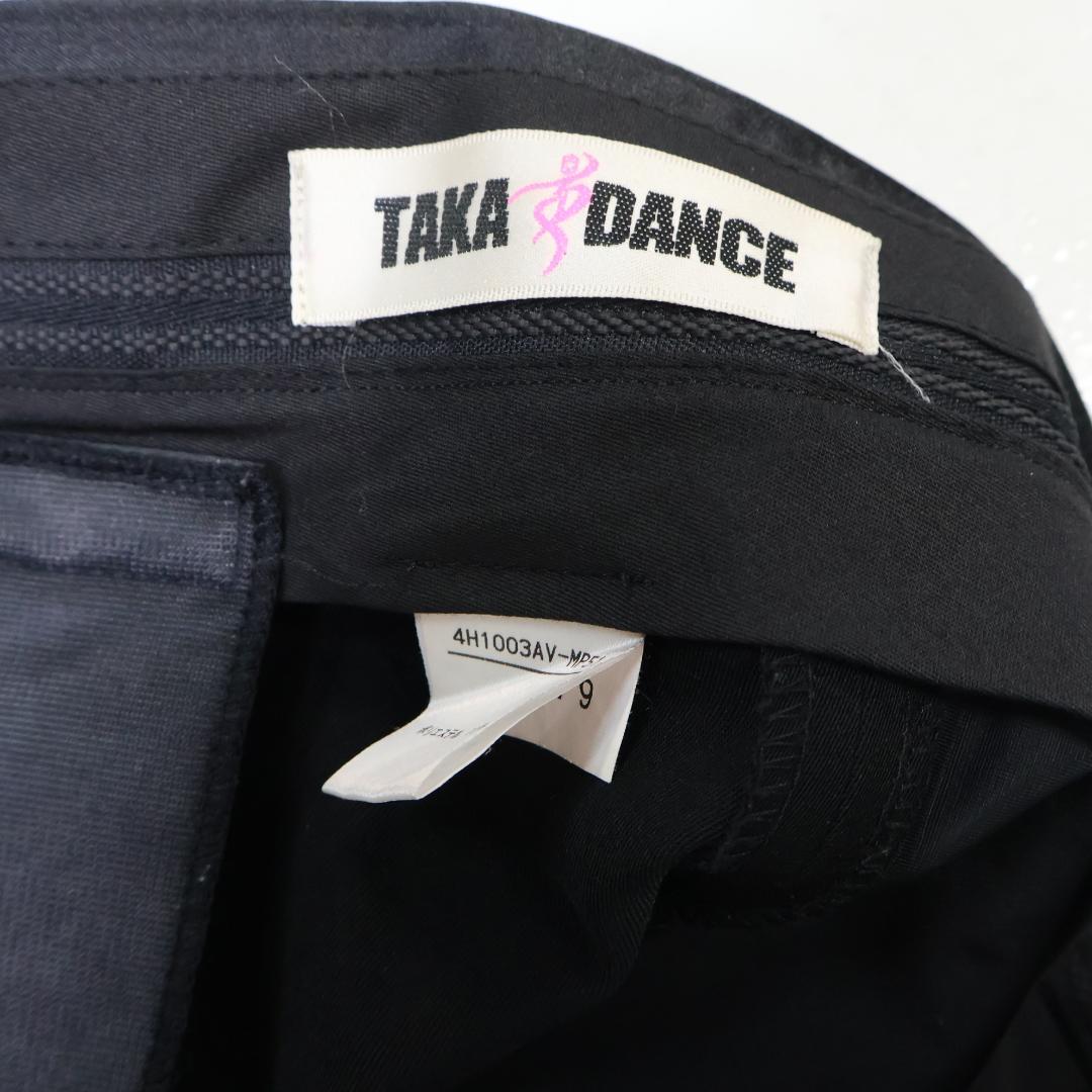 【日本製 社交ダンス衣装】ブラック TAKADANCE スラックス メンズ 黒