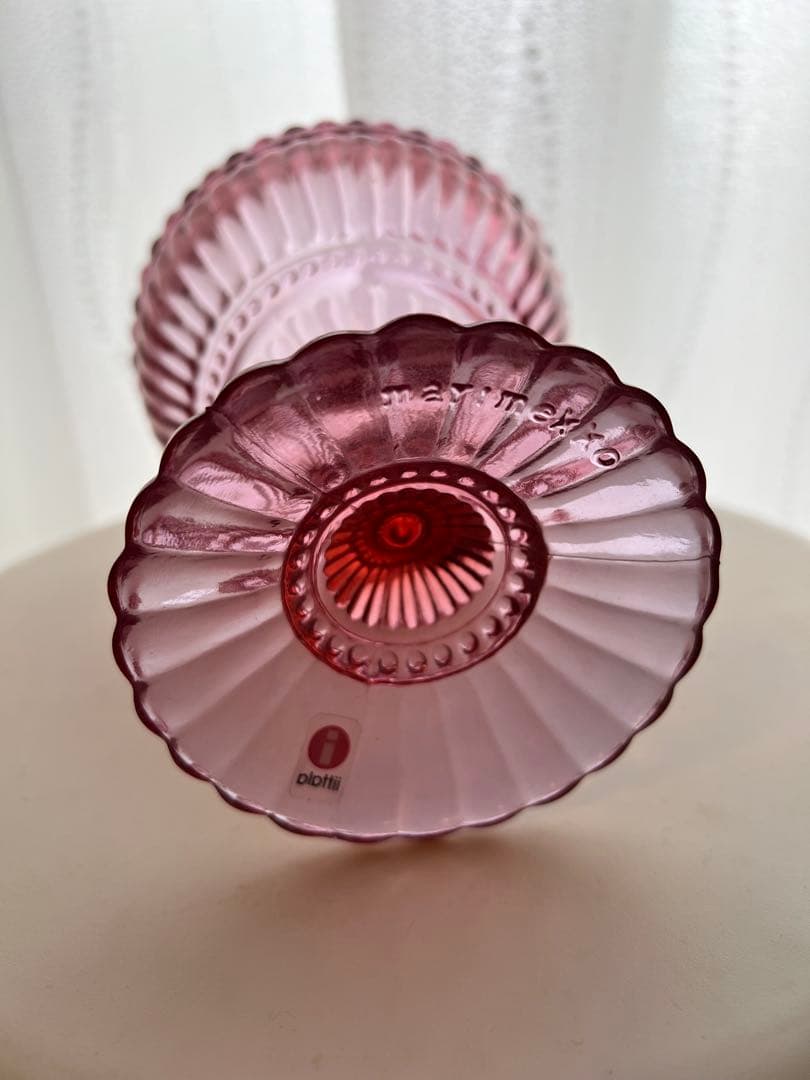 美品 マリメッコ マリボウル marimekko イッタラ レッドガーネット