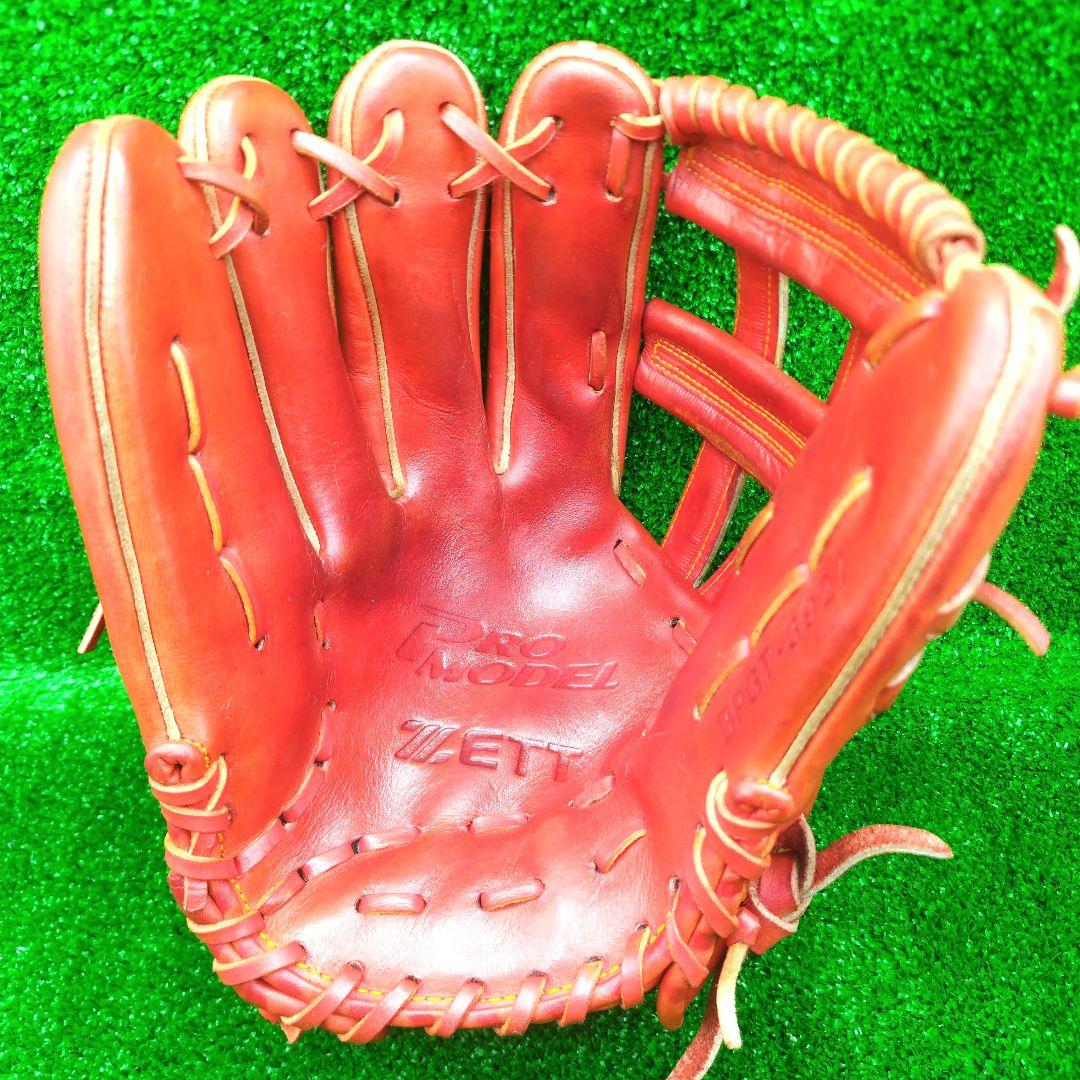 【美品】ゼット　硬式　グローブ　左　外野
