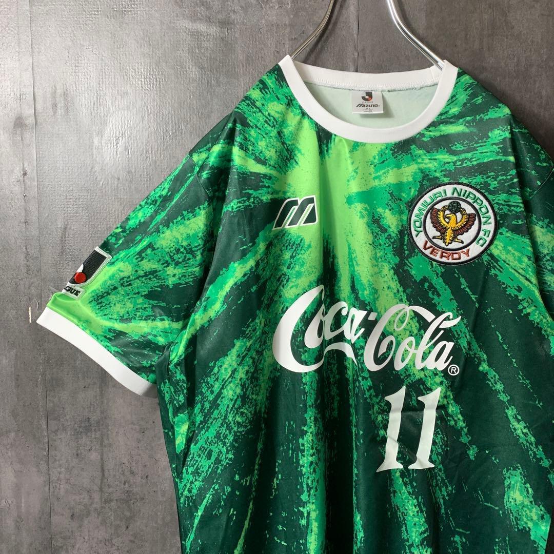 【★三浦カズ】 古着 サッカー 東京ヴェルディ 90s レトロ ユニフォーム L