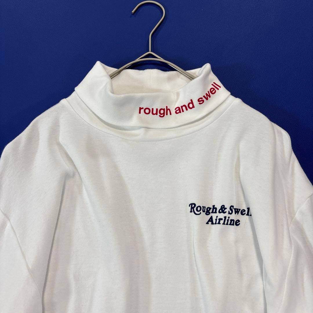 ROUGH & SWELL ラフ&スウェル 長袖タートルネック　ホワイト　XL