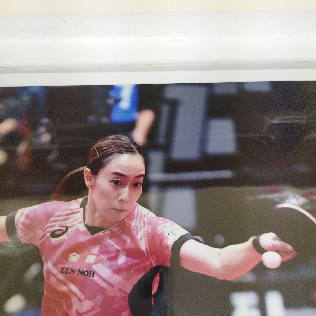 女子卓球　オリンピックメダリスト　石川佳純　直筆サイン入りフォト　証明書付き
