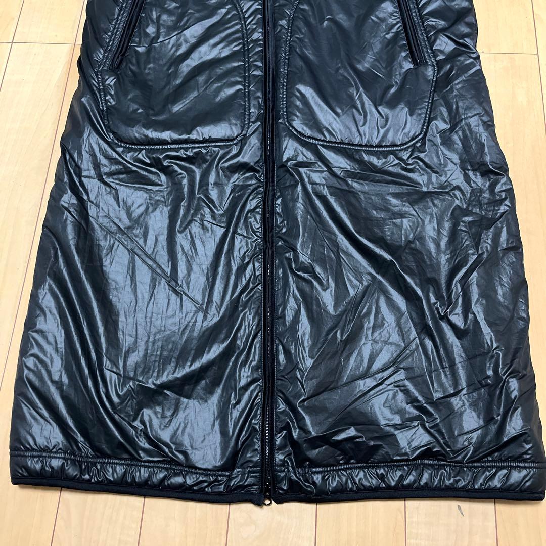 アリーナ arena フード付 ベンチコート L ボア 黒 水泳 競泳 防寒
