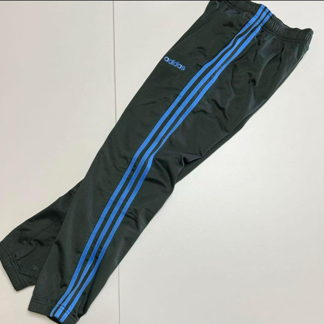 adidasジャージセットアップ　３本ライン　上下　ダークグリーン　ユニセックス
