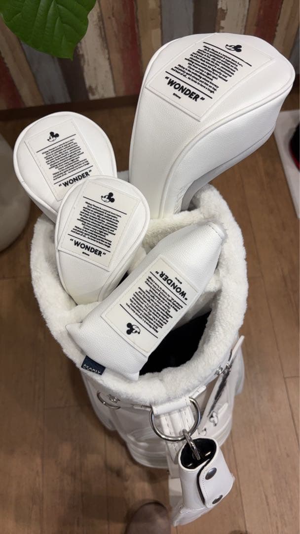 PEARLY GATES ゴルフキャディバッグ ホワイト　限定品