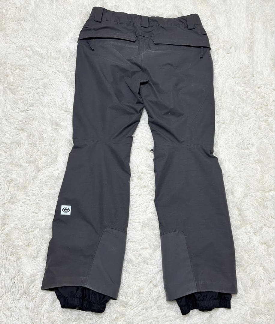 686 スノーボードウェア上下セット　ML GORE-TEX イエロー　ブラック