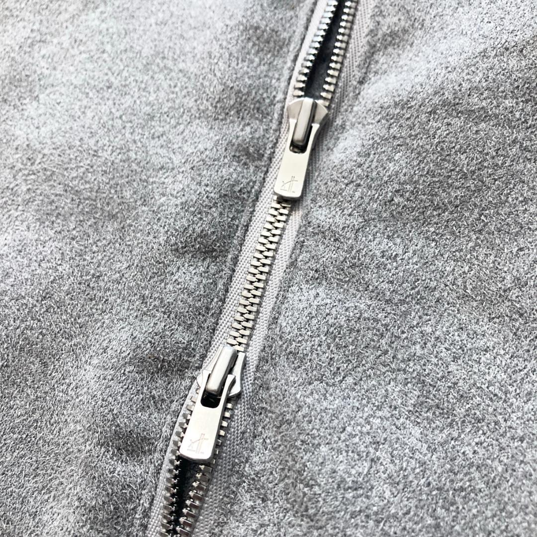 【希少美品】マスターバニー 中綿ニットブルゾン L グレー ゴルフ キルティング