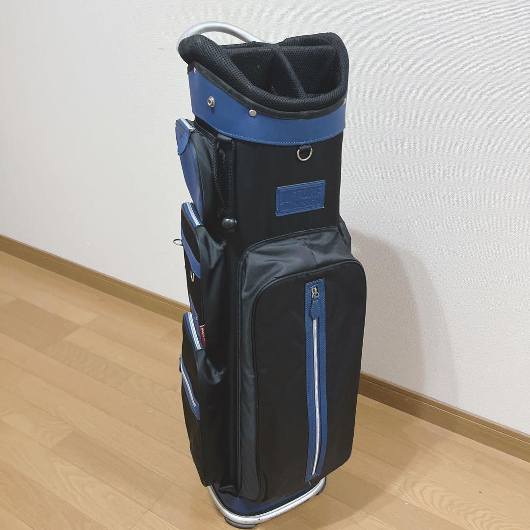 K248 美品TURF DESIGN ターフデザイン キャディバッグ フード無し