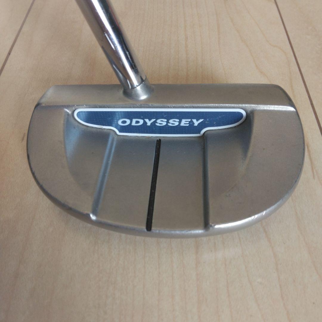 ODYSSEYのWHITE HOT RX5CS　パター　ヘッドカバー付