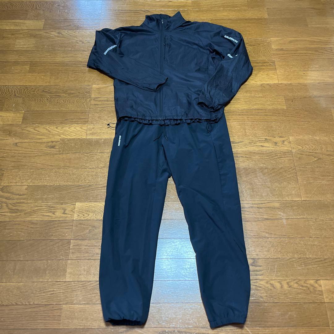 SALOMON 超軽量ブラック トレラン上下セット