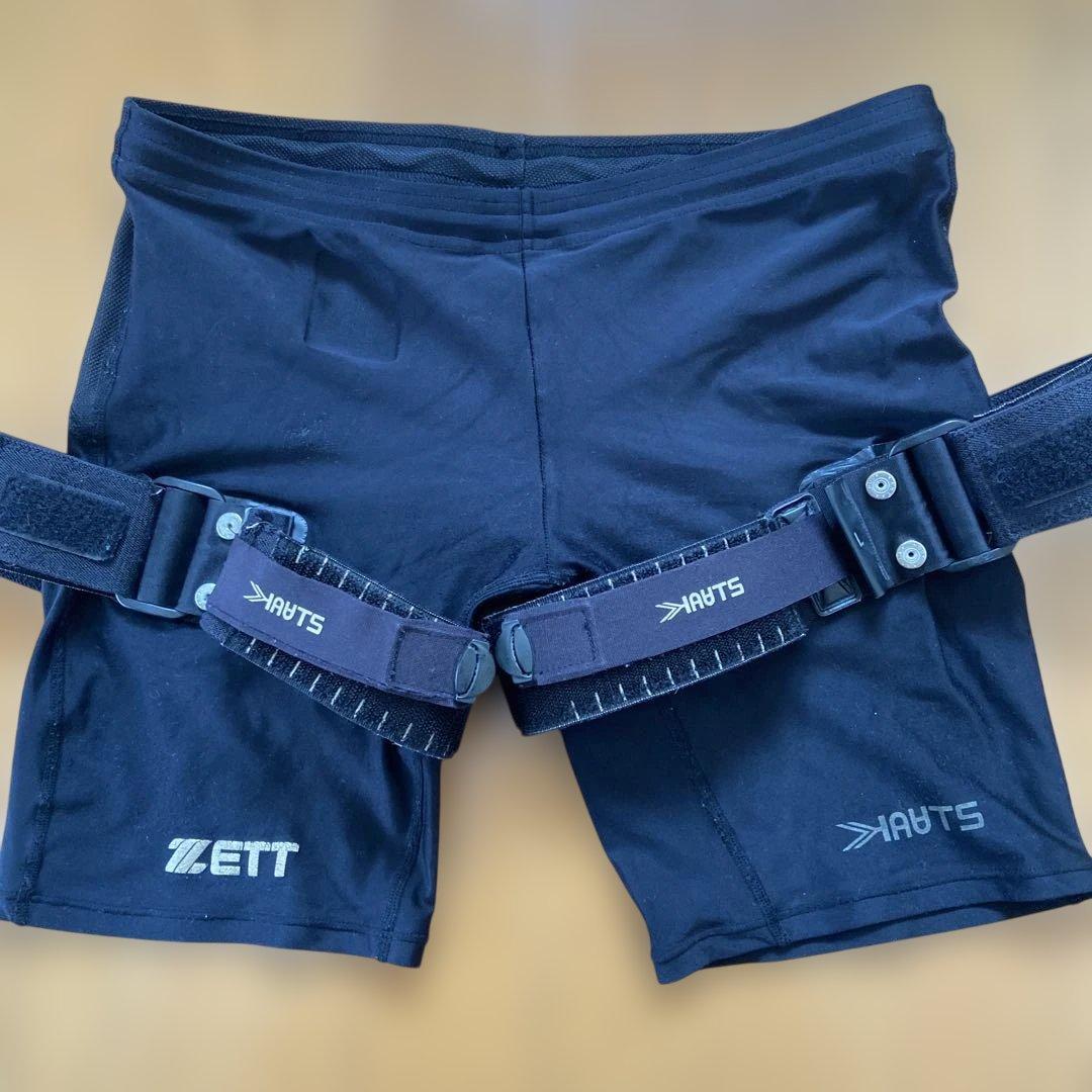 ☆ZETT ゼット調整可能加圧式ショートパンツ 黒サイズL