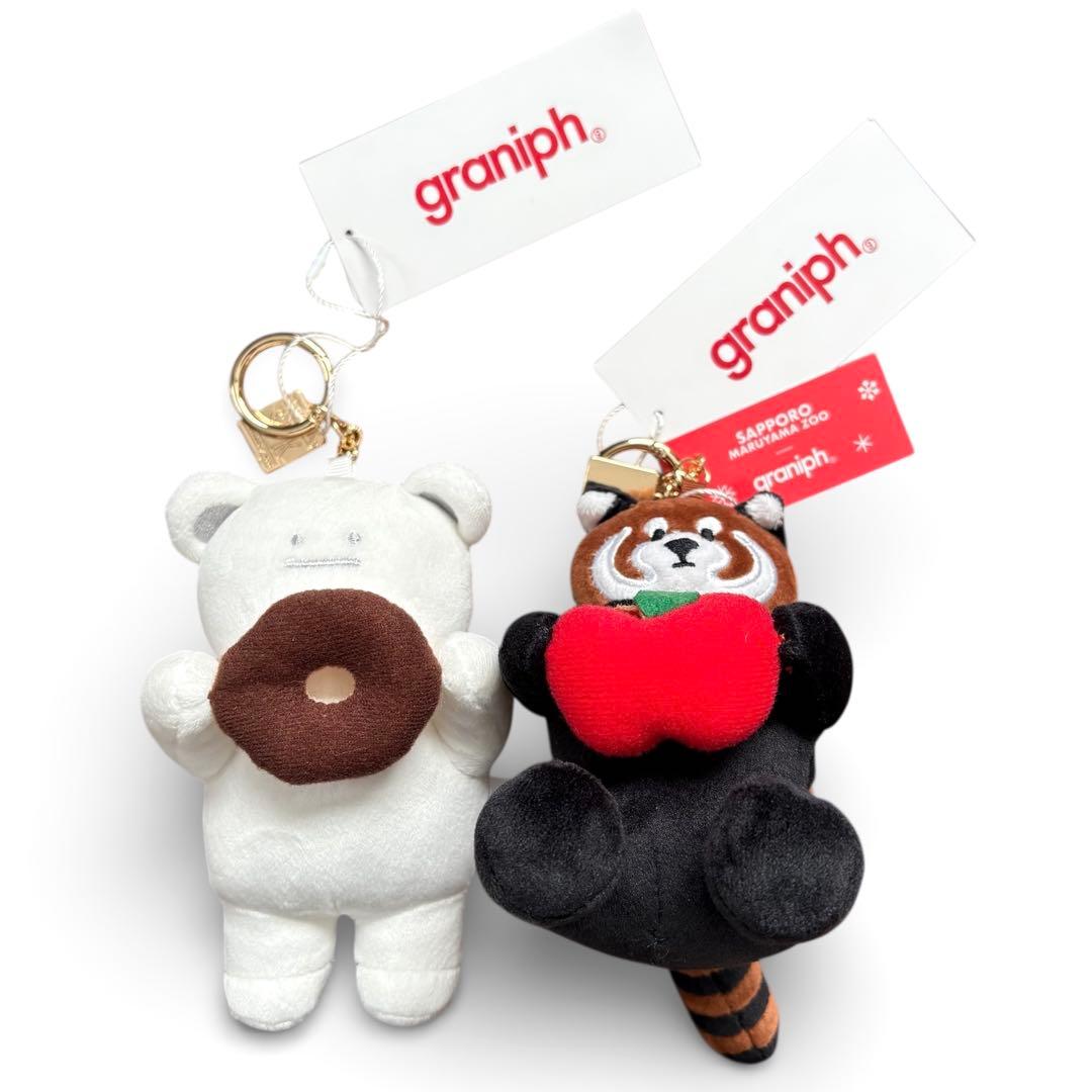 graniph 札幌店限定 ヒグマドーナツ 札幌円山動物園コラボ　ミニチャーム付