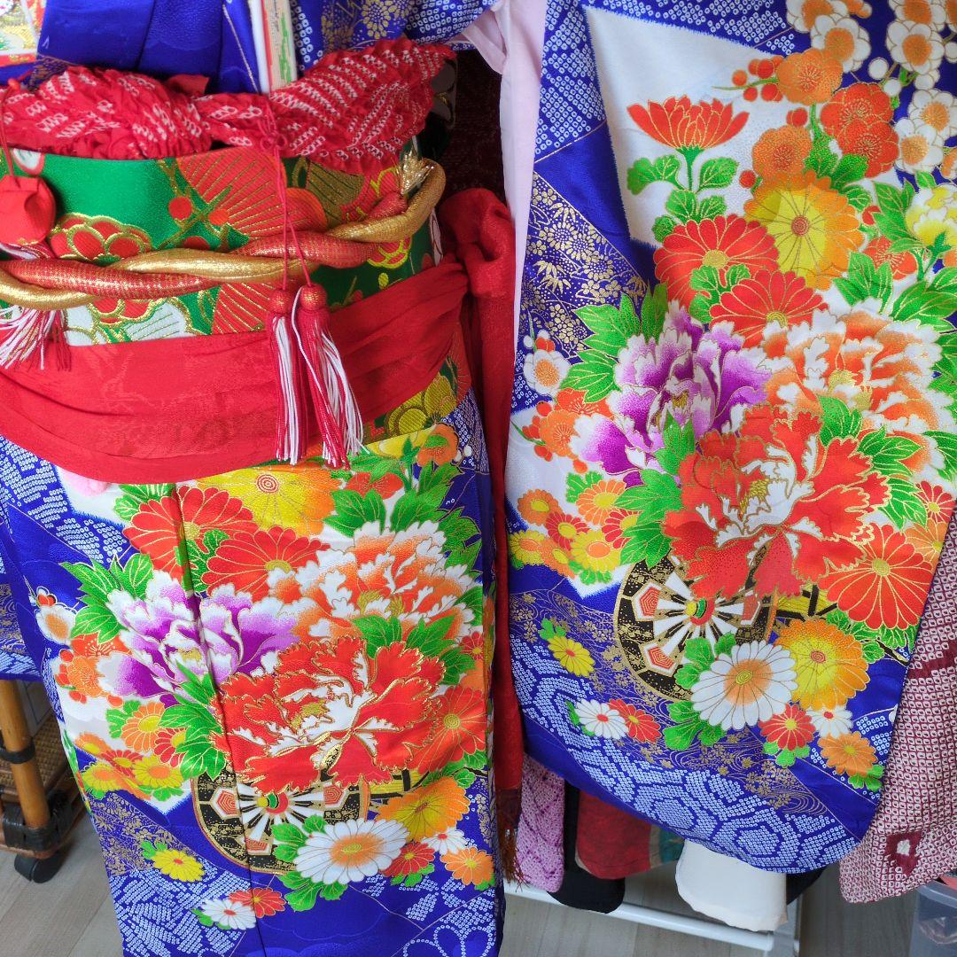 七五三 7歳 振り袖 フルセット 美品