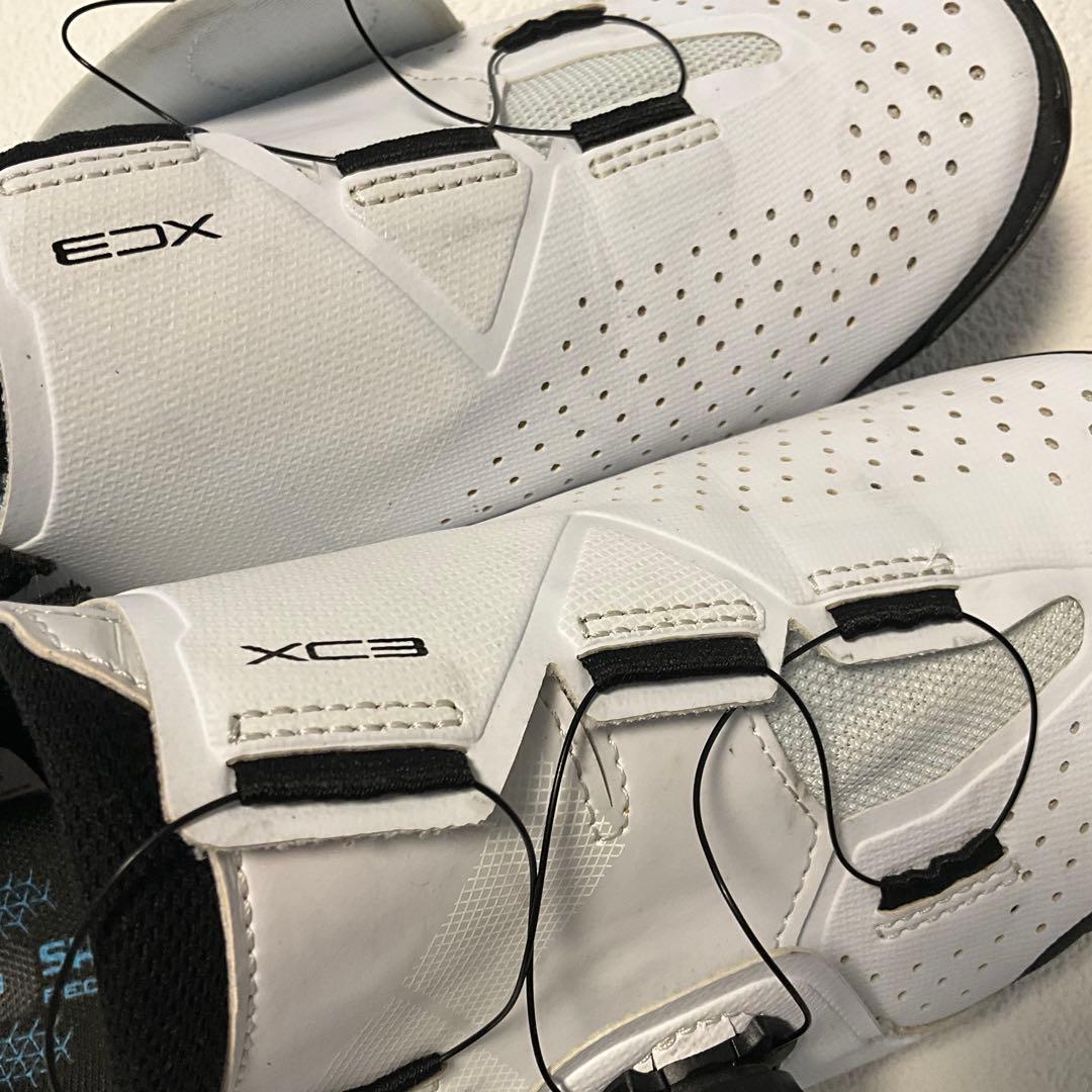 シマノ XC3(SH-XC300) サイクリングシューズ SPD 白41 26