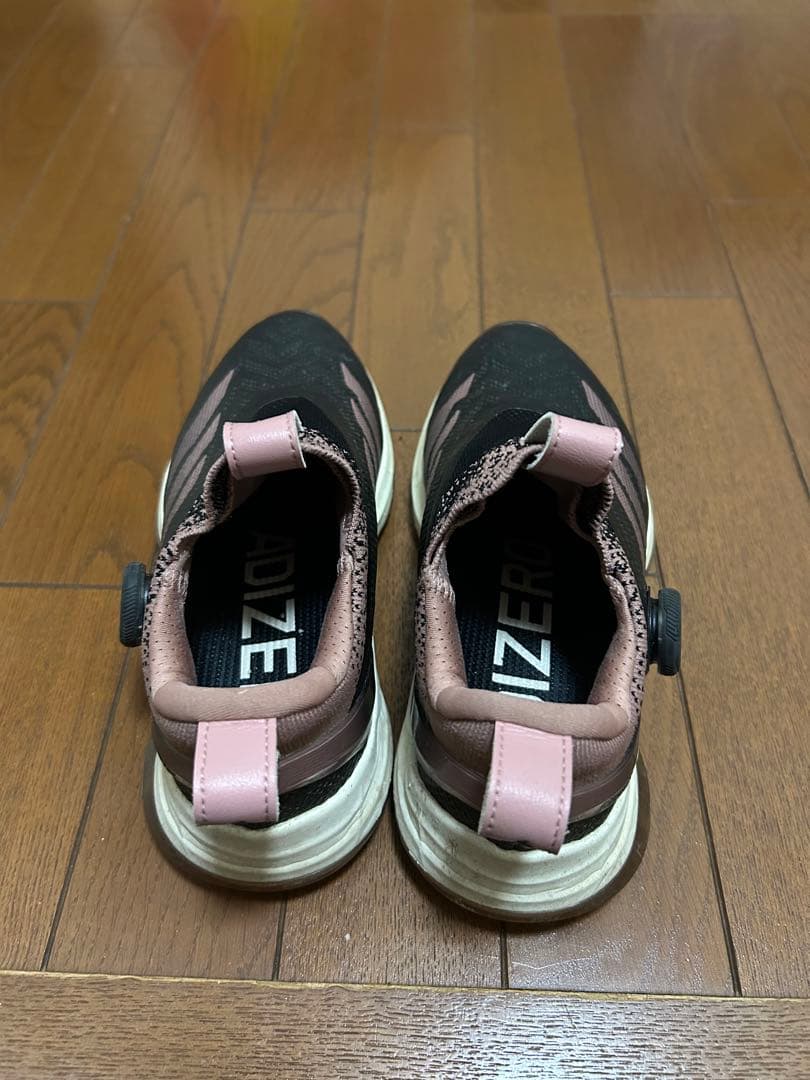 adidas ゴルフシューズ 女性用 ブラック/ピンク　23.0cm
