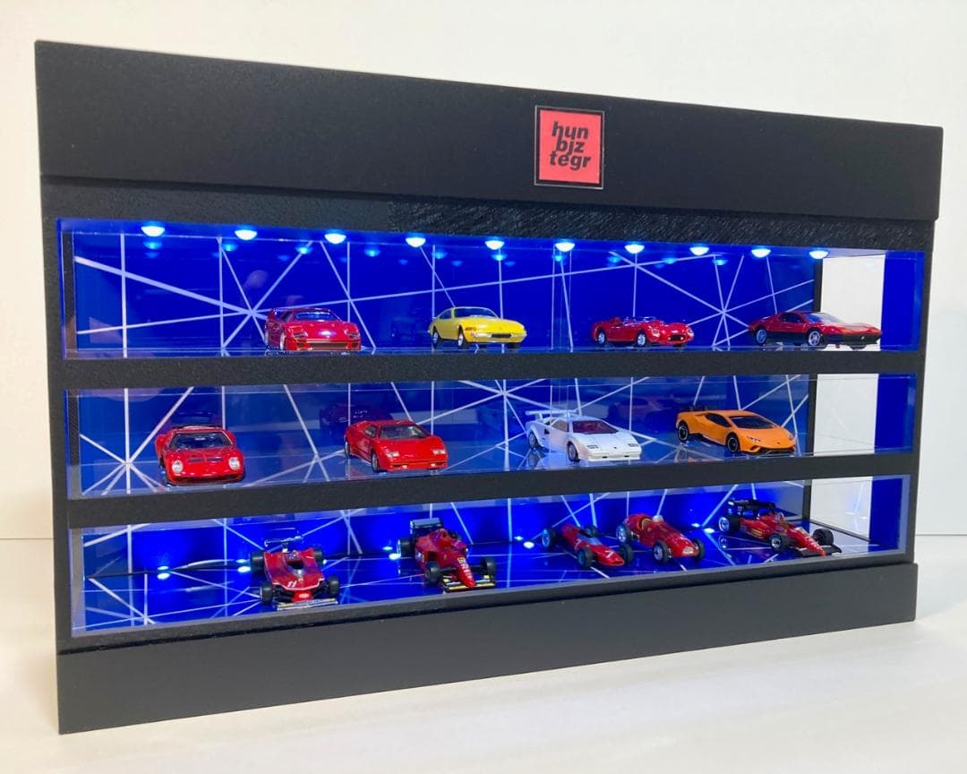 1/64展示30台可・CBU＆WH・3層式ディスプレーBOX / ネオジオラマ