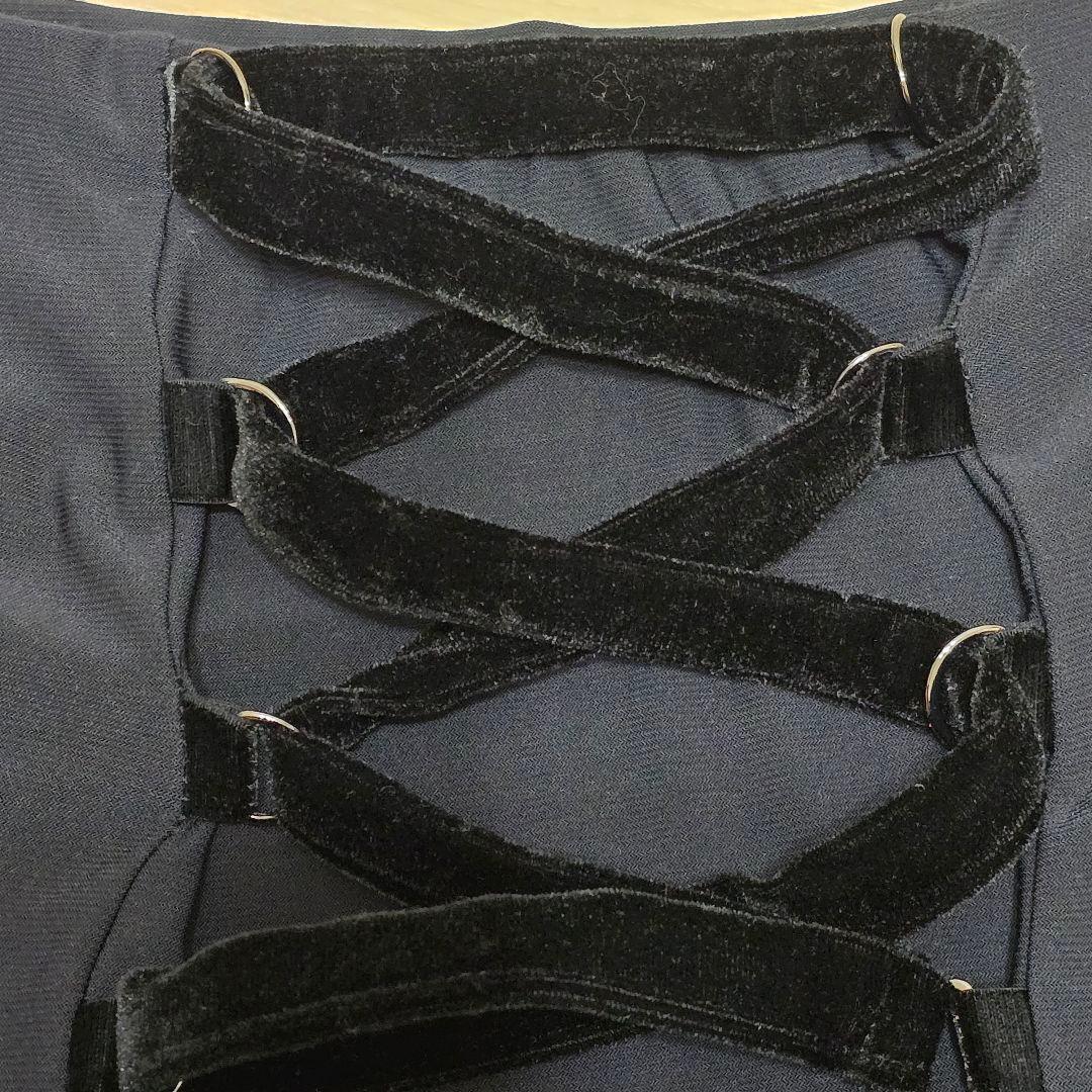 ESPEN SALBERGエスパン社交 ダンススカート Sベルベット紐デザイン