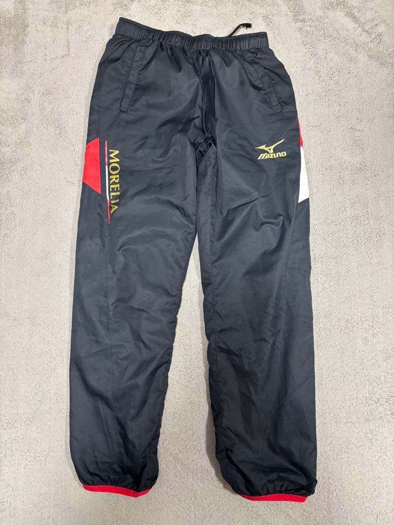MIZUNO ピステ ウィンドブレーカー サイズ40 レッド/ブラック