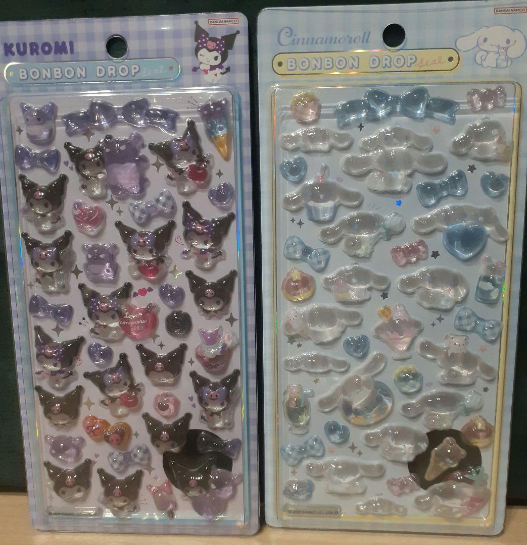 【正規品】ボンボンドロップシール　第二弾　サンリオ　4枚セット