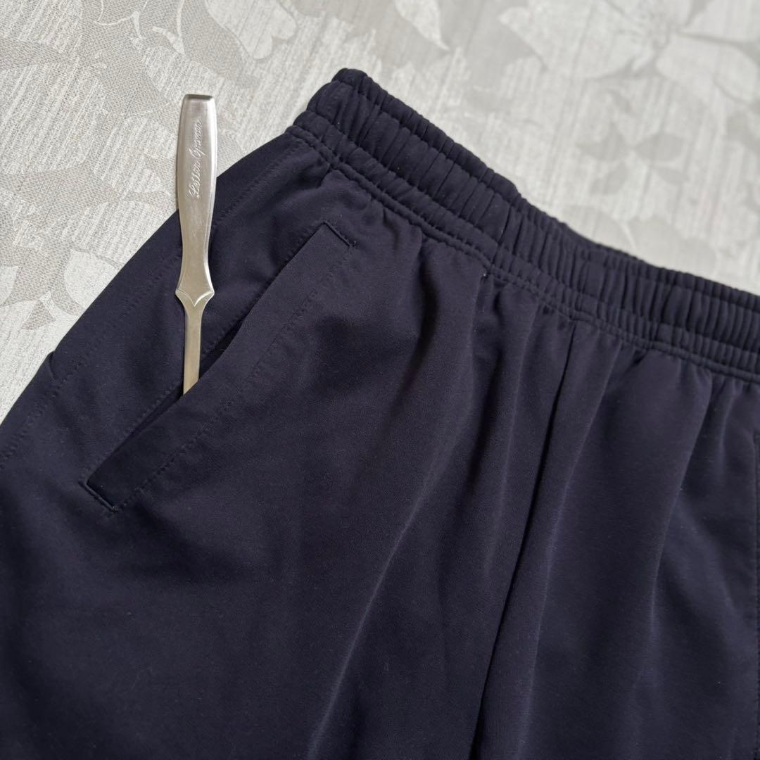 asics トレーニングパンツ　ジャージ下（M）ネイビー系スポーツ　ロゴプリント