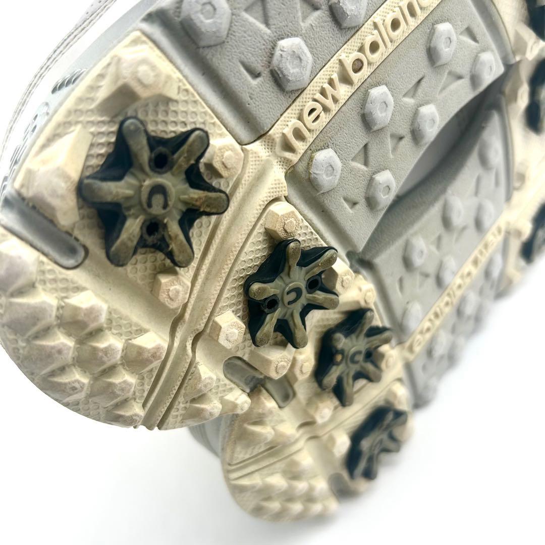 ニューバランス ゴルフシューズ 574 BOA ホワイト 25cmスパイクレス