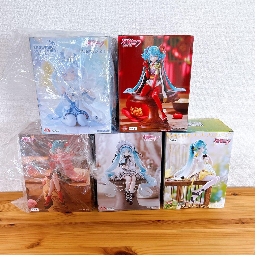 初音ミク　ぬーどるストッパー　ほうずき　椿　カナリア　雪ミク　ヴィンテージドール