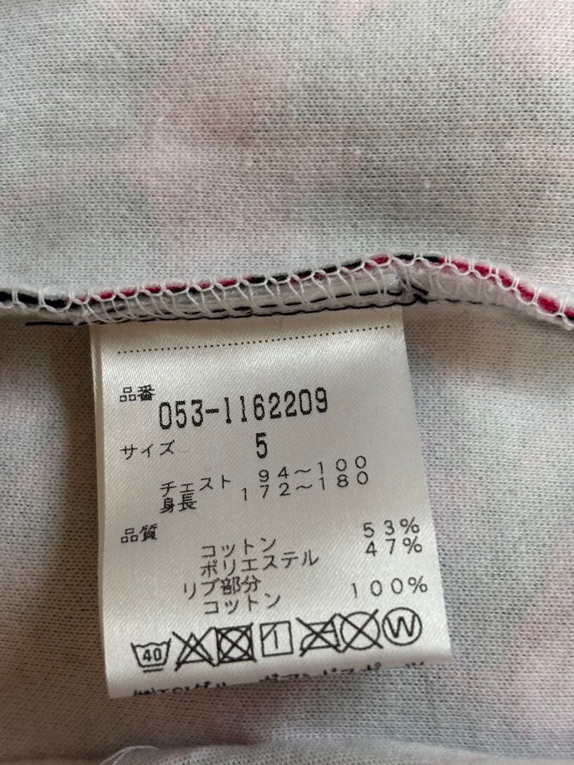 [美品]PEARLY GATES 桜柄　フード付きパーカー　５サイズ
