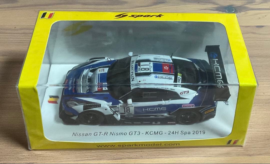 1/43 スパーク SB262 日産 GT-R GT3 SPA 24H 2019