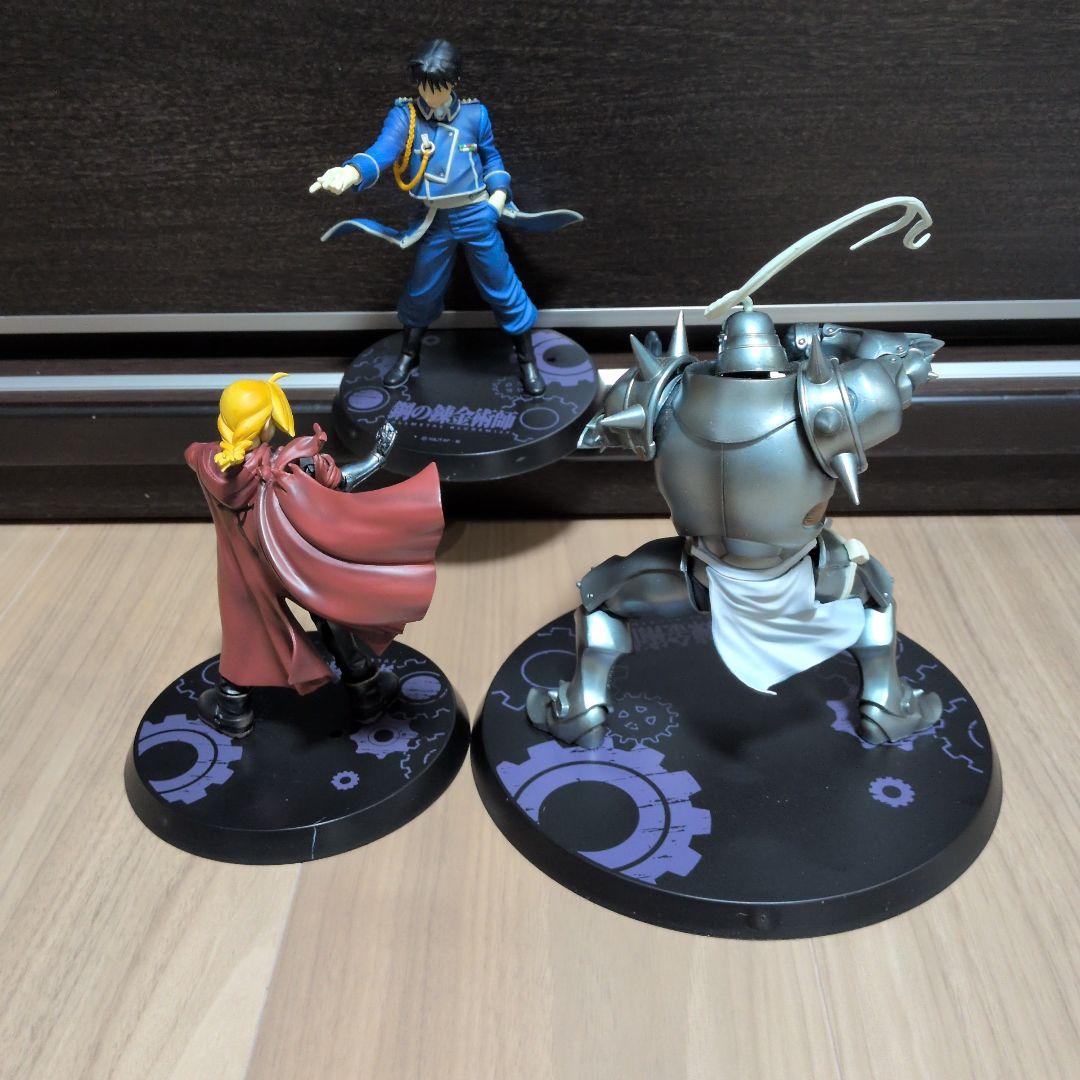 鋼の錬金術師 エドワード アルフォンス　ロイ フィギュア 3種セット