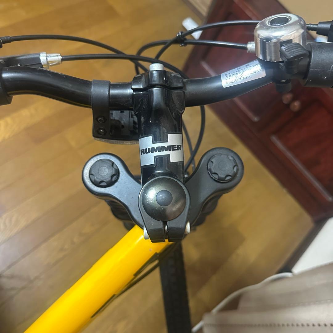 【美品】HUMMER マウンテンバイク 26インチ イエロー