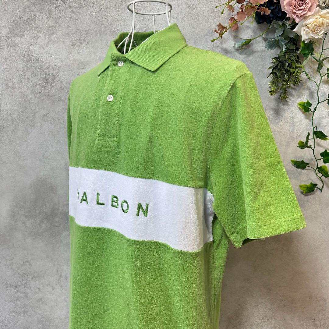マルボン MALBON ポロシャツ 半袖 コットン ゴルフウェア