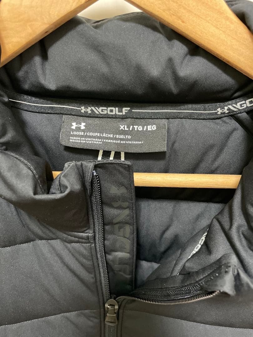 Under Armour ゴルフ用ダウンジャケット XL ブラック