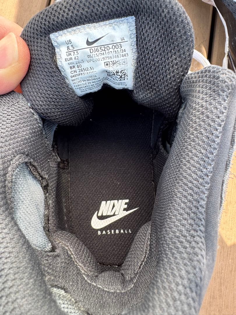 NIKE ALPHA HURACHE スパイク　ネイビー