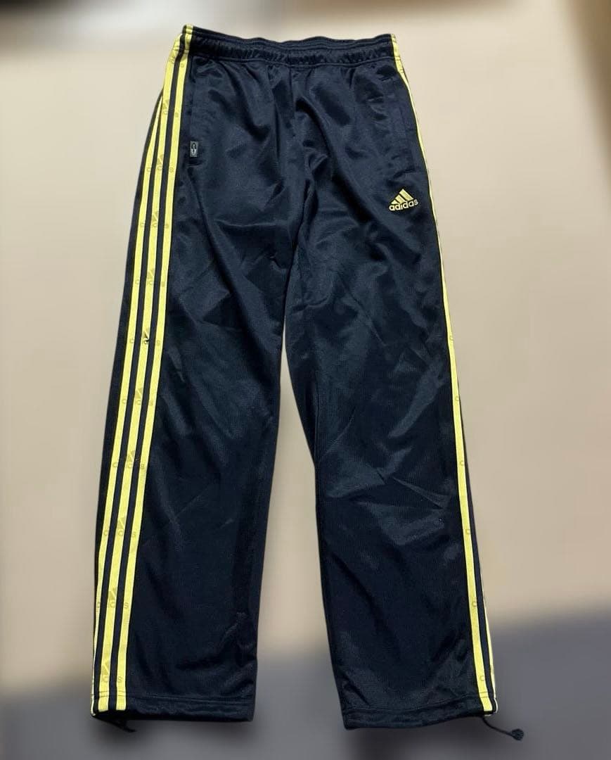 adidas セットアップ トラックジャケット紺黄　S 別売り可能