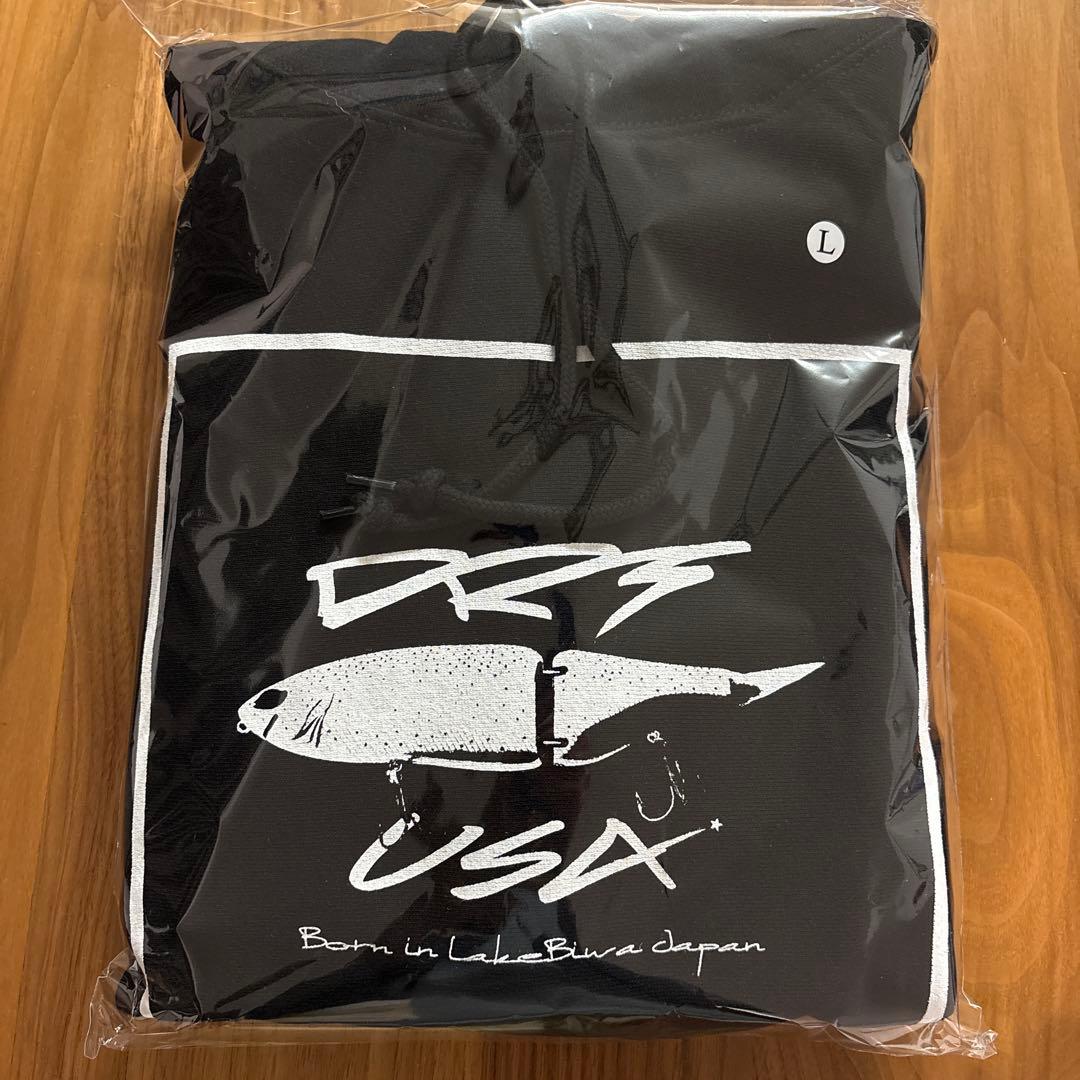 ☆新品☆限定☆DRT USA　フーディー　パーカー　黒　Lサイズ
