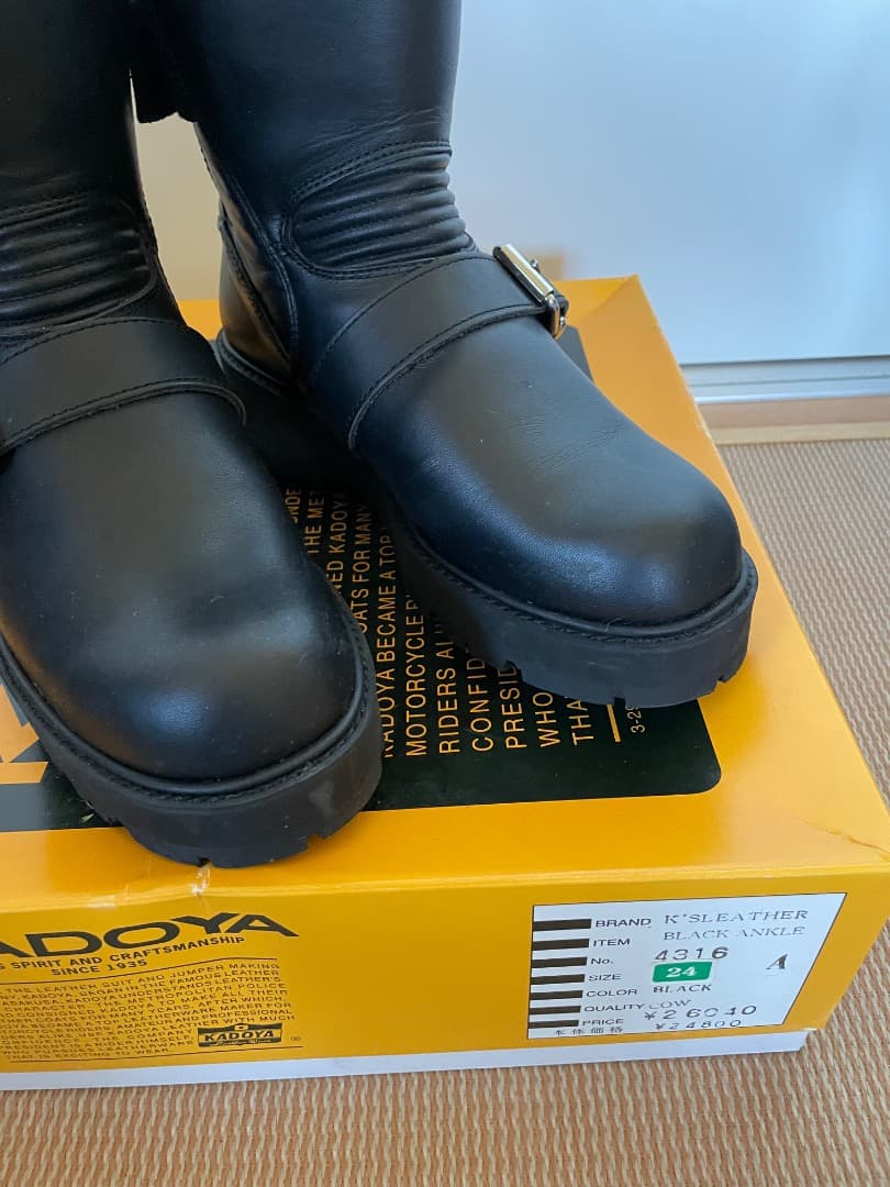 使用回数少ない　カドヤ　ブラックアンクル　KADOYA