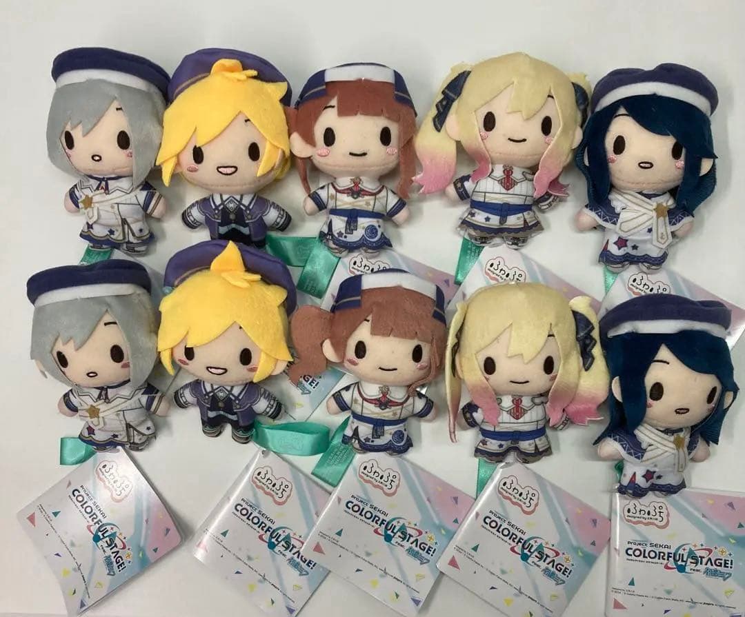 プロセカ　ふわぷち　マスコット　ぬいぐるみ　レオニード　5種セット　× 2