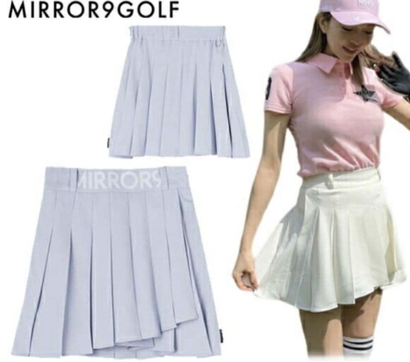 ★美品★MIRROR9 　GOLF　プリーツスカート　サイズ　M