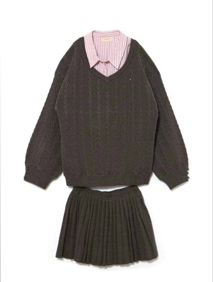 レディースウェア Agatha blouse set up ANDMary