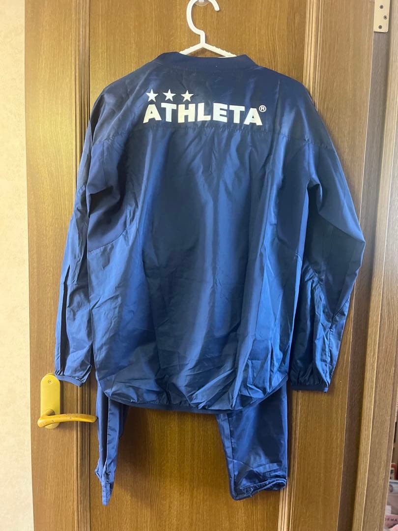 アスレタ　ピステ　上下セット　ネイビー/紺　S ATHLETA athleta
