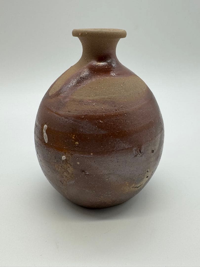 備前焼 花入 正宗白鳥 作 共箱・共布・栞付き　未使用